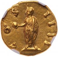 Antoninus Pius. Gold Aureus (7.31 g), AD 138-161 - 2