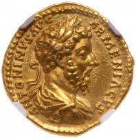 Marcus Aurelius. Gold Aureus (7.30 g), AD 161-180