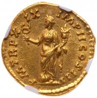 Marcus Aurelius. Gold Aureus (7.30 g), AD 161-180 - 2
