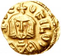 Theophilus. Gold Tremissis (1.10 g), 829-842 Mint State - 2