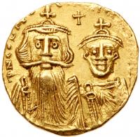 Constans II. Gold Solidus (4.39 g), 641-668 VF