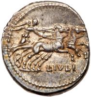 L. Julius L.f. Caesar. Silver Denarius (4.06 g), 103 BC EF - 2