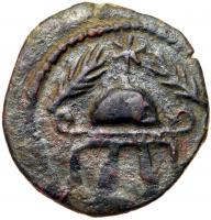 Judaea, Herodian Kingdom. Herod I. Ã 8 Prutot (6.83 g), 40-4 BCE Choice VF - 2