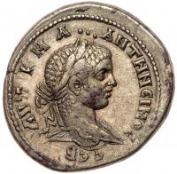 Elagabalus. BI Tetradrachm (14.88 g), AD 218-222 About EF