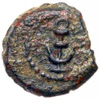 Judaea, Herodian Kingdom. Herod I. Ã Prutah (1.75 g), 40-4 BCE Choice VF