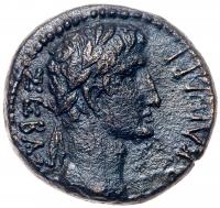 Judaea, Herodian Kingdom. Herod IV Philip. Ã (6.17 g), 4 BCE-34 CE EF