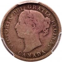 Canada. 10 Cents, 1889 PCGS F15