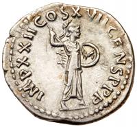 Domitian. Silver Denarius (2.89 g), AD 81-96 Choice VF - 2