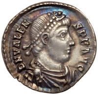 Valens. Silver Siliqua (2.04 g), AD 364-378 EF