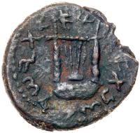 Judaea, Bar Kokhba Revolt. Ã Medium Bronze (7.78 g), 132-135 CE Choice VF - 2