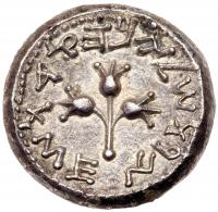 Judaea, The Jewish War. Silver Shekel (13.87 g), 66-70 CE EF - 2