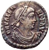 Valens. Silver Siliqua (2.16 g), AD 364-378 EF