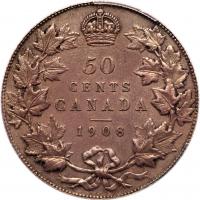 Canada. Specimen 50 Cents, 1908 PCGS Specimen 61 - 2