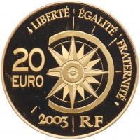 France. 20 Euro, 2003 PCGS PF68 DC