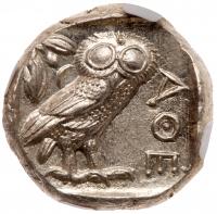 Attica, Athens. Silver Tetradrachm (17.20 g), ca. 454-404 BC - 2