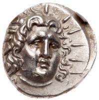 Carian Island. Rhodes. Silver Drachm (4.2g), ca. 84-30 BC