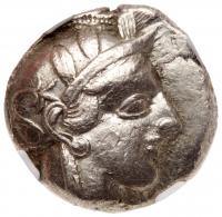 Attica, Athens. Silver Tetradrachm (17.13), ca. 440-404 BC