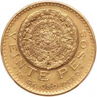 Mexico. 20 Pesos, 1918 PCGS AU58