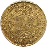 Spain. 2 Escudos, 1789-MF (Madrid) PCGS VF30 - 2