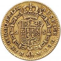 Spain. 2 Escudos, 1788-M (Madrid) VF Details - 2