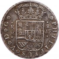 Spain. Reales, 1730-JF (Madrid) PCGS EF45