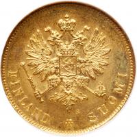 Finland. 10 Markkaa, 1913 NGC MS66