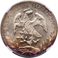 Mexico. 8 Reales, 1888-Go RR NGC MS62 - 2