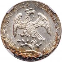 Mexico. 8 Reales, 1889-Mo MH NGC MS63 - 2