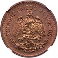 Mexico. 10 Centavos, 1935-Mo NGC MS66 BR - 2