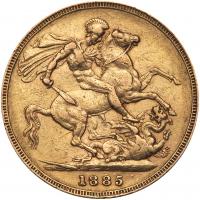 Australia. Sovereign, 1885-M EF - 2