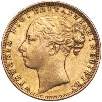 Great Britain. Sovereign, 1871 EF