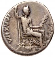 Tiberius. Silver Denarius (3.77 g), AD 14-37 Nice Fine - 2