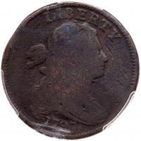 1797 Bust 1C. Plain Edge, Reverse of 1796 PCGS Good Details