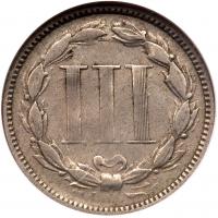 1866 Nickel 3C NGC VF35 - 2