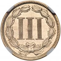 1888 Nickel 3C NGC Proof 63 - 2