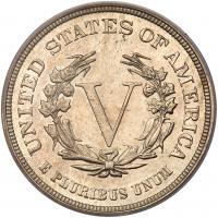 1883 Liberty 5C. Without CENTS PCGS Proof 61 - 2