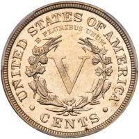 1883 Liberty 5C. With CENTS PCGS Proof 65 - 2