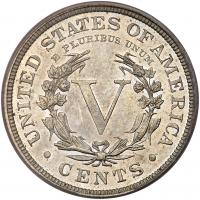 1883 Liberty 5C. With CENTS PCGS Proof 63 - 2
