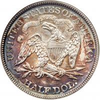 1876 Liberty Seated 50C ANACS MS62 - 2