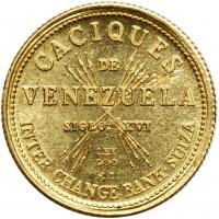 Venezuela. Medallic 5 Bolivares, ND (c.1962) Choice About Unc - 2