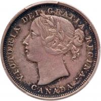 Canada. 20 Cents, 1858 PCGS EF45