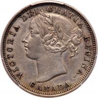 Canada. 20 Cents, 1858 PCGS EF