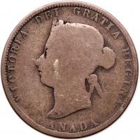 Canada. 25 Cents, 1875 AG