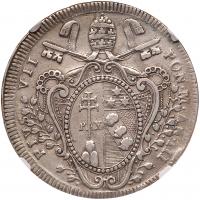 Italian States: Papal/Roman States. Scudo, 1802-R NGC VF - 2