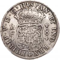 Mexico. 8 Reales, 1735-Mo MF NGC VF - 2