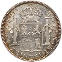 Mexico. 8 Reales, 1784-Mo FM ANACS AU50 - 2