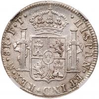 Mexico. 8 Reales, 1803-Mo FT NGC About Unc - 2