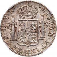 Mexico. 8 Reales, 1804-Mo TH NGC About Unc - 2