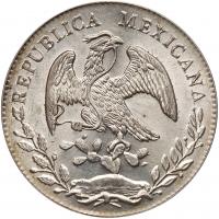 Mexico. 8 Reales, 1874-Go FR ANACS MS62 - 2