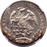 Mexico. 8 Reales, 1887-Go RR NGC Unc - 2